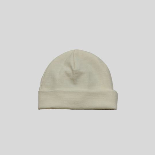 Cream Merino Beanie