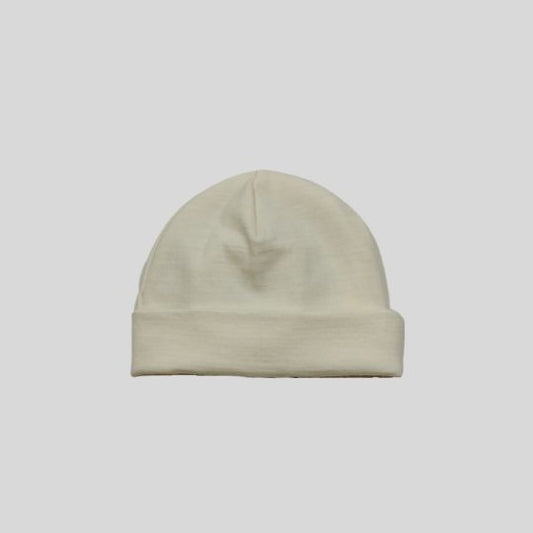 Cream Merino Beanie
