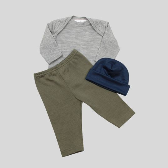 Olive Green Merino Pants