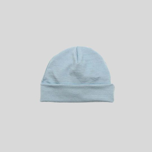 Pale Blue Merino Beanie
