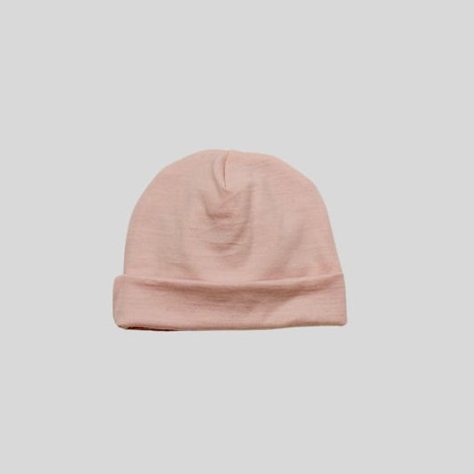 Pink Merino Beanie